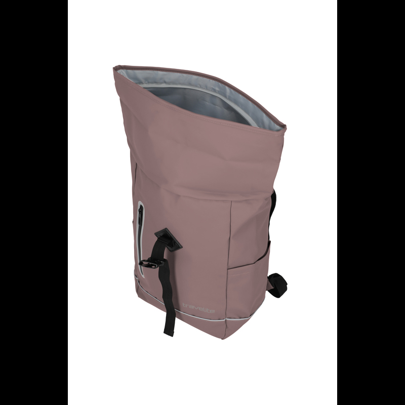 travelite Basics roll-up ryggsäck Rosa 3