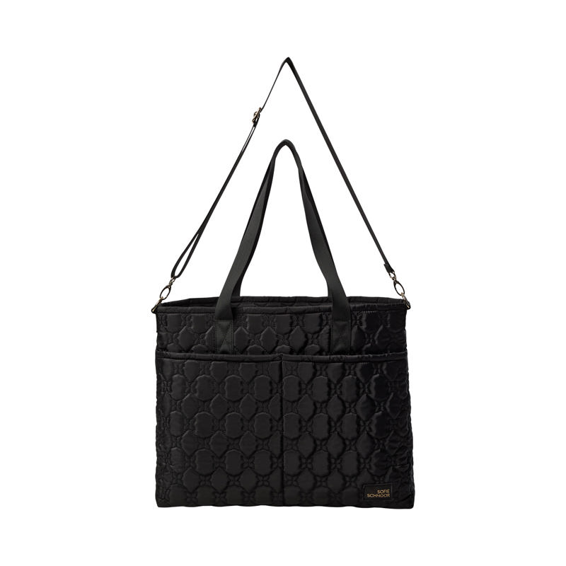 Sofie Schnoor Shopper Tote BettySY Guld/sort 2