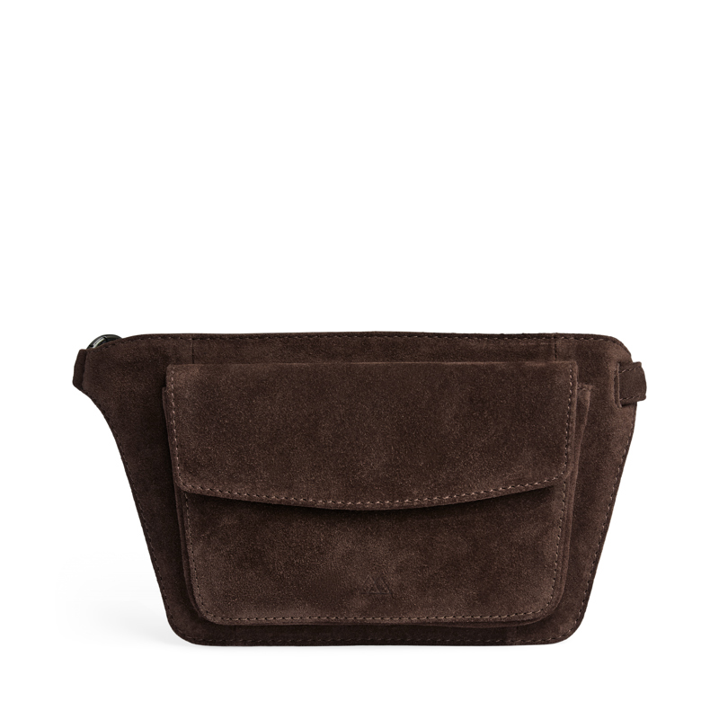 MARKBERG Midjeväska ZayaMBG Suede M. Brun 5