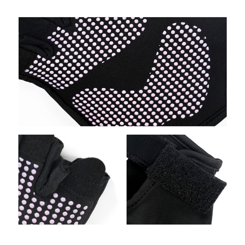 Again Yoga / Reformer Grip handsker Sort 4