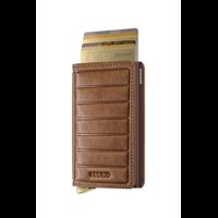 Secrid Slimwallet Emboss Lines Cognac 1