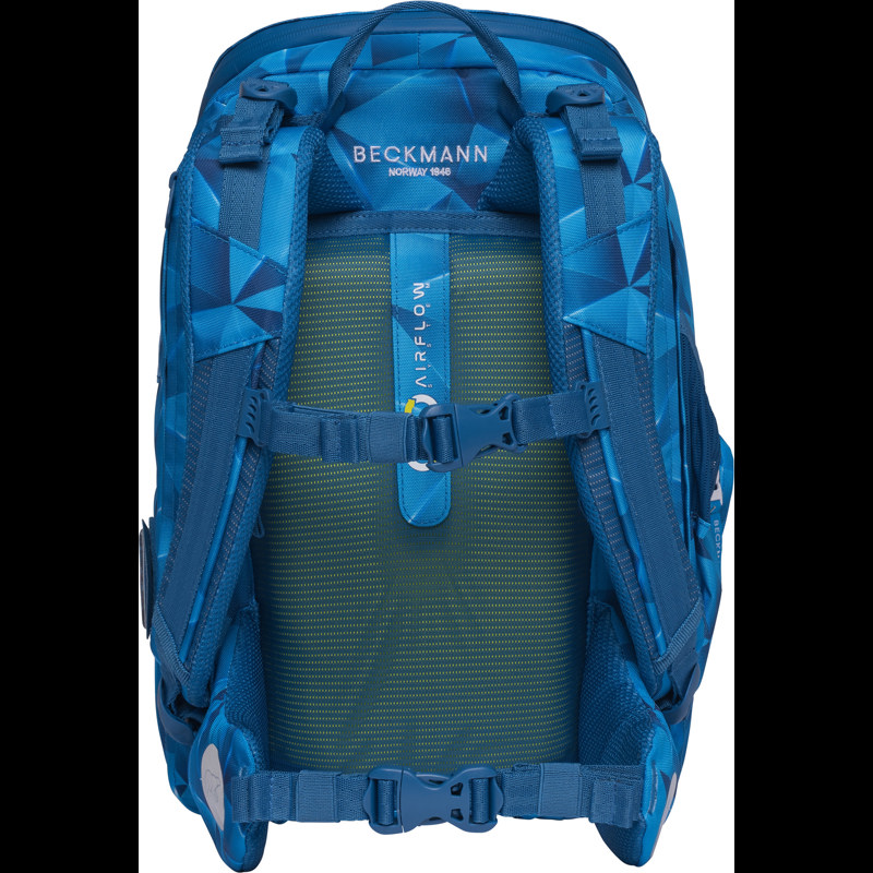 Beckmann Skoletaske Active Air Bl Light Blå/rød 5