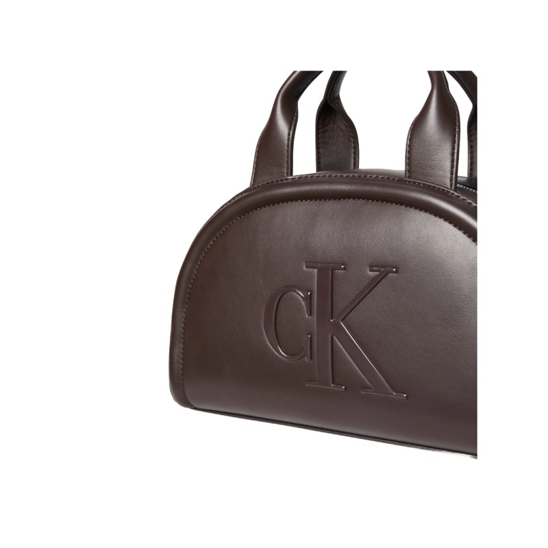 Calvin Klein Handväska Bold Dome Monogram Brun 4