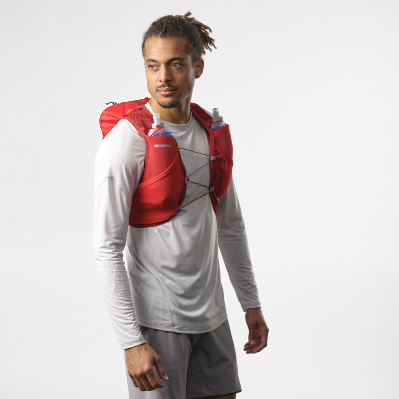 Salomon Löparväst Active Skin 8 Röd Str M 4