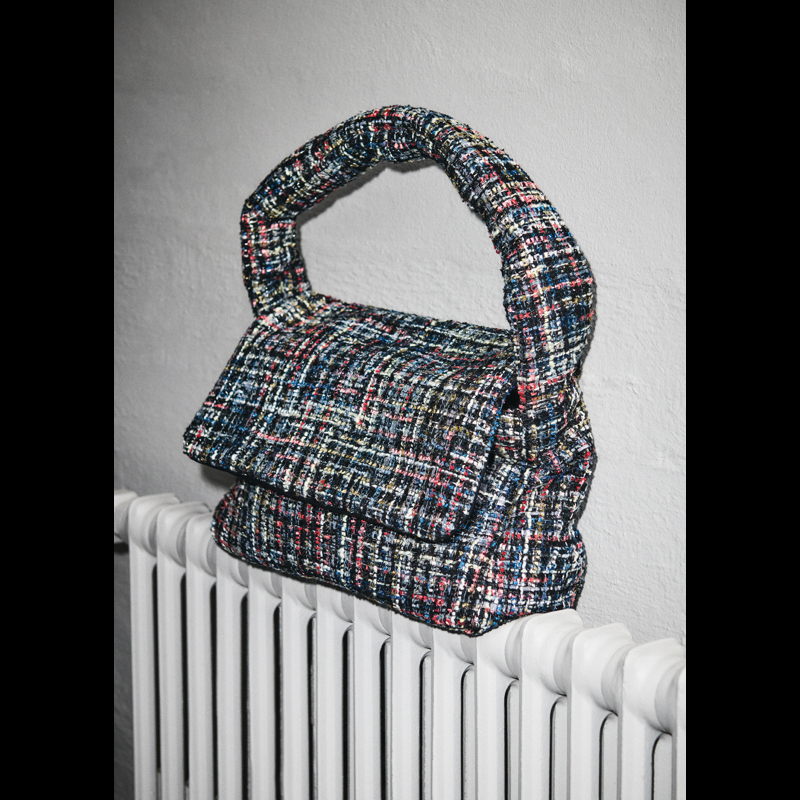 DAY ET Skuldertaske Eclectic Bouclé B Sort Quilt 2