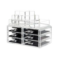 UNIQ Organizer makeup m/6 skuffer Transparent 1