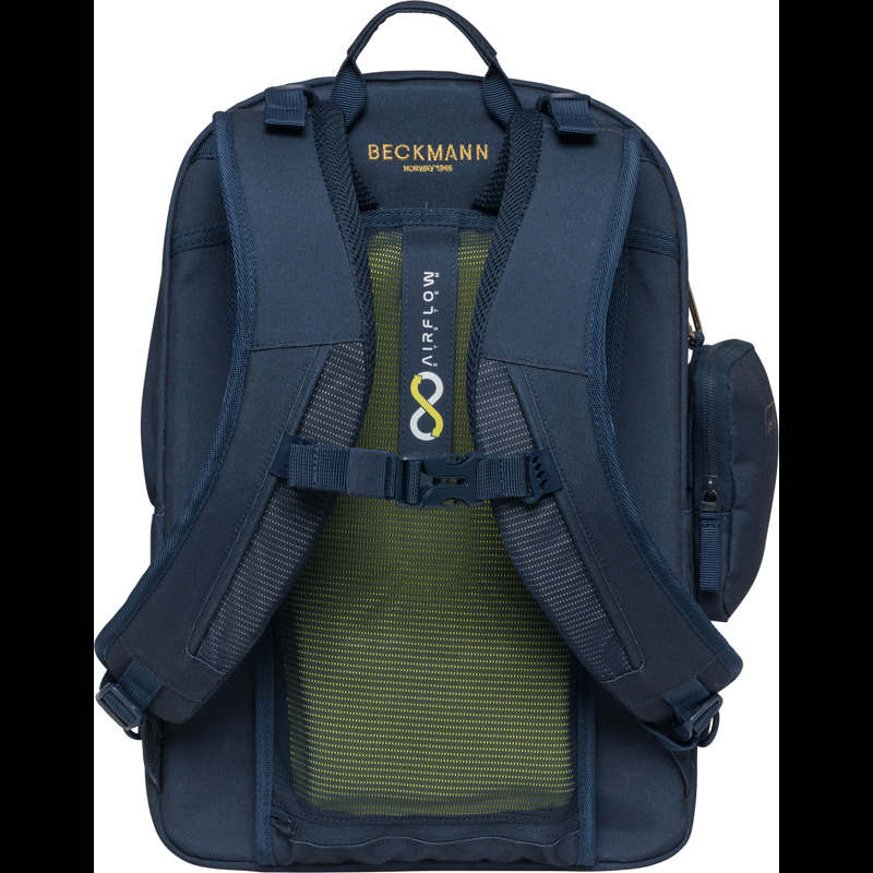Beckmann Skoletaske Sport Air Blue G. Navy/guld 4