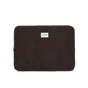 Conmé Computer sleeve fløjl Brun/brun
