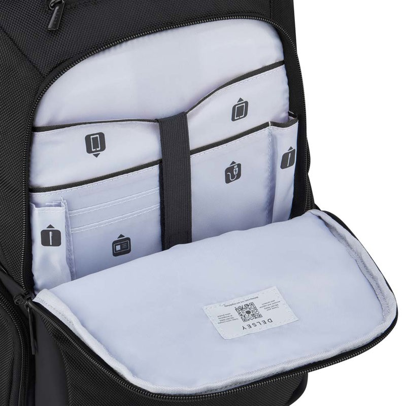 Delsey Ryggsäck Parvis Svart 13" 2