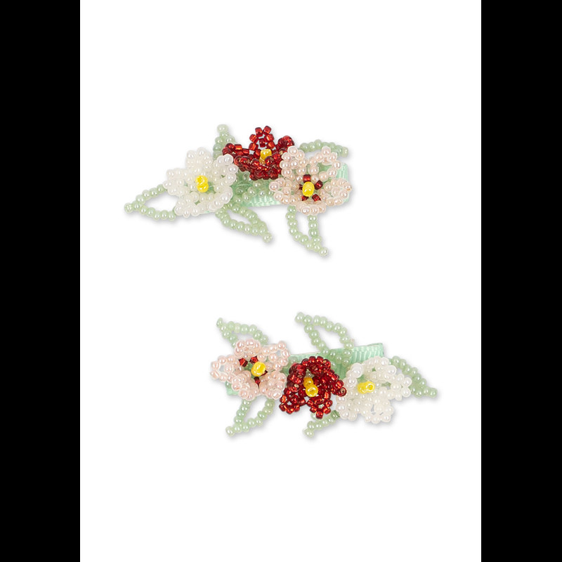 Konges Sløjd Hårklemmer 2-pak Flower Field Multi 3