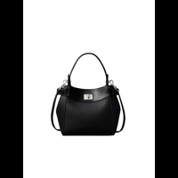 Calvin Klein Crossbody mix media turnlock Sort 1