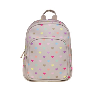 Grow Barnryggsäck Hearts Beige