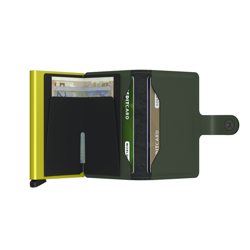 Secrid Kortholder Mini wallet Lime 4