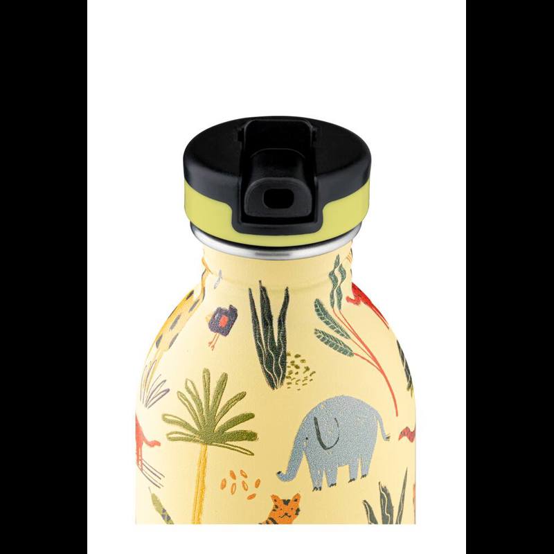 24Bottles Dricksflaska Jungle Friends Gul 2