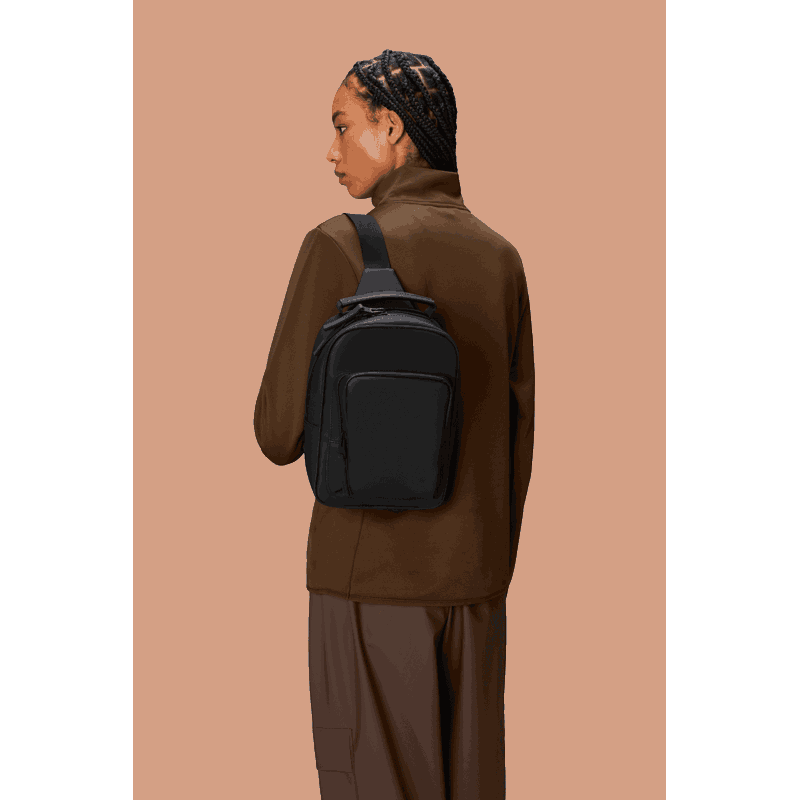RAINS Sling Bag Mini W3 Svart 5