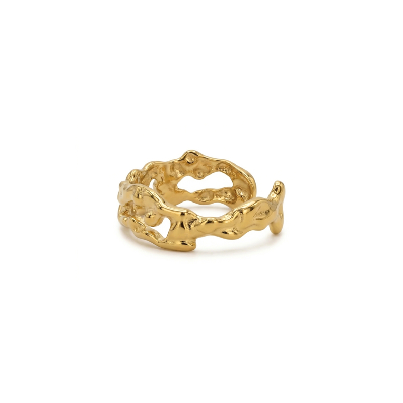 Winther Studio Ring Mocca Guld 3