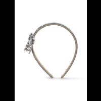 Konges Sløjd Hårband Sequin Bow Silver 1
