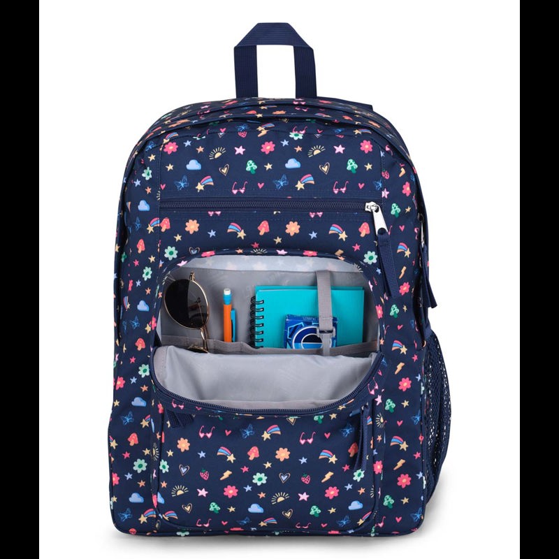 JanSport Rygsæk Big Student Sort m/mønster 15" 5