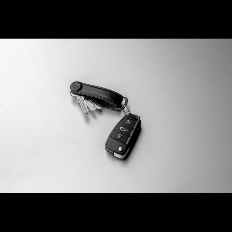 Orbitkey Nøgleholder Leather Sort 4