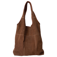 RE:DESIGNED Shopper Lyra Suede Brun 1