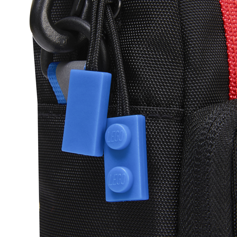 LEGO Bags Crossbody Brick 1x1 Svart/Röd 7