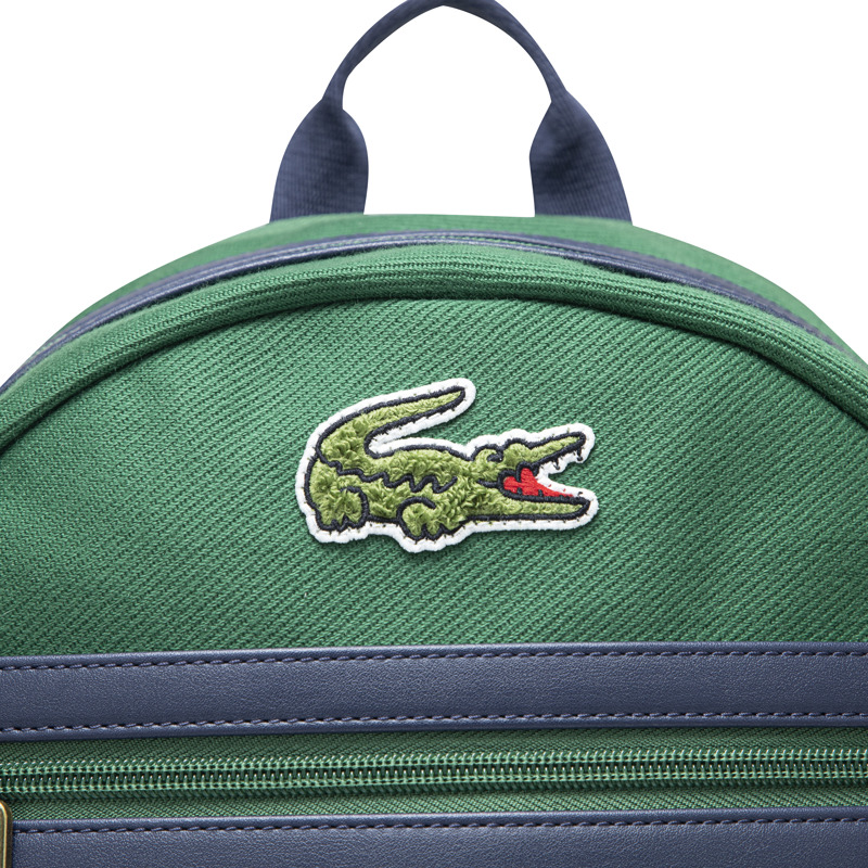 Lacoste Ryggsäck Varsity Grönt mönster 4