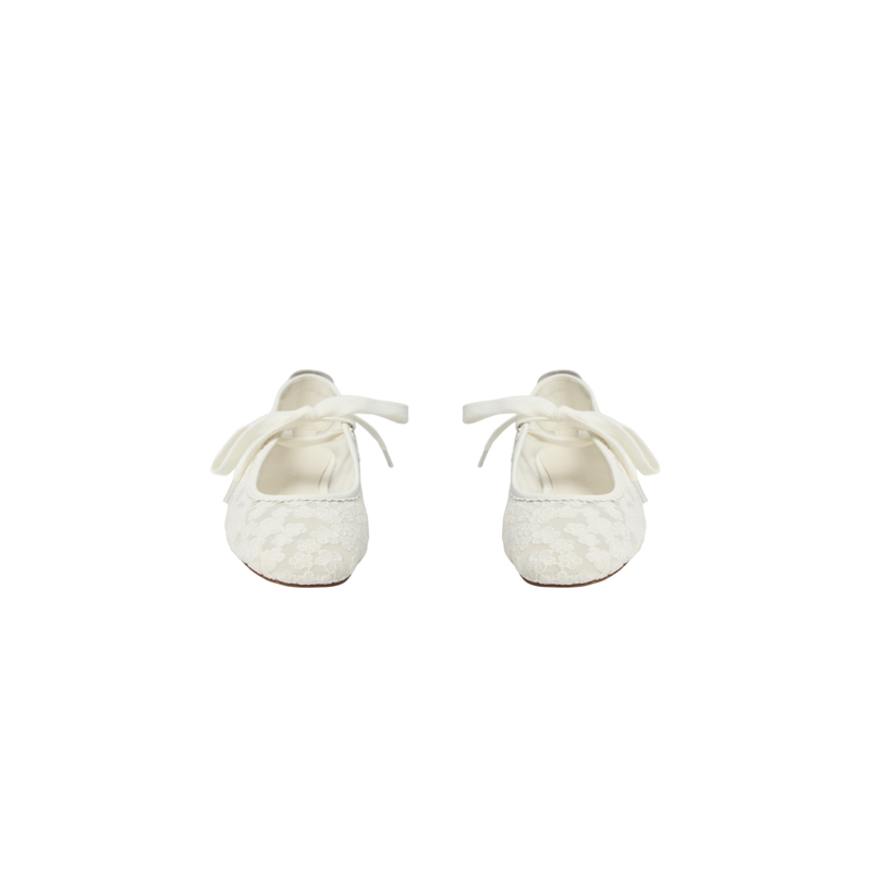 Sofie Schnoor Ballerina Skor EllieSW Naturvit Str. 38 3