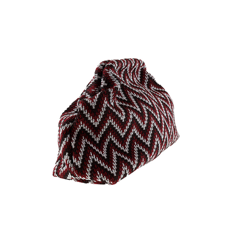 By Stær Clutch Alba Zig Zag Svart med mönster 2