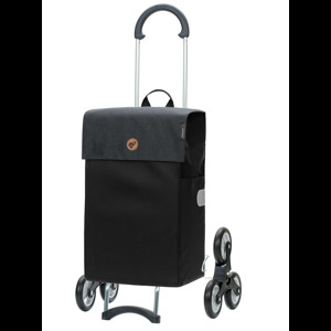 Andersen Shoppingvagn trappe Scala Svart