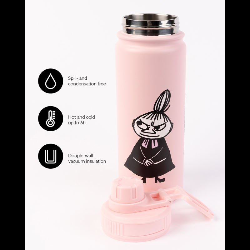 Nordic Buddies Termoflaske Mumi  Pink 8