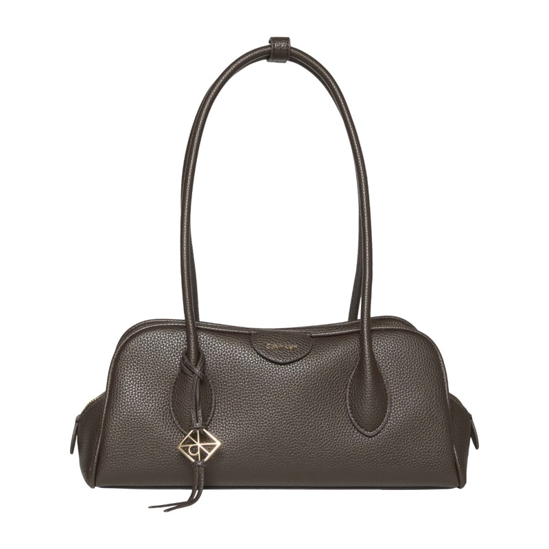 Calvin Klein Axelväska Emblem Trio Brun 1