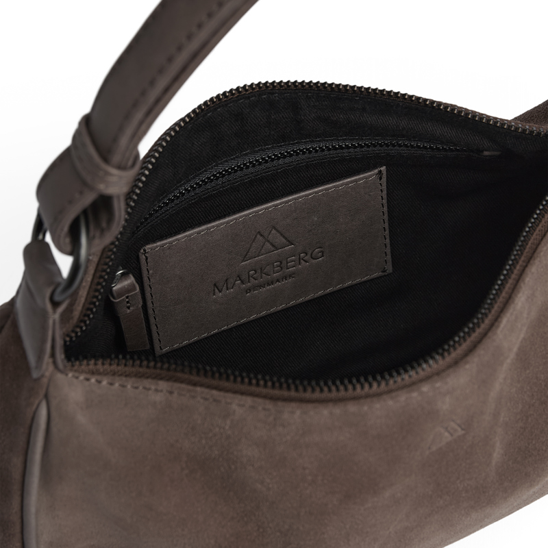 MARKBERG Crossbody Mini MuseMBG Suede Brun/brun 7