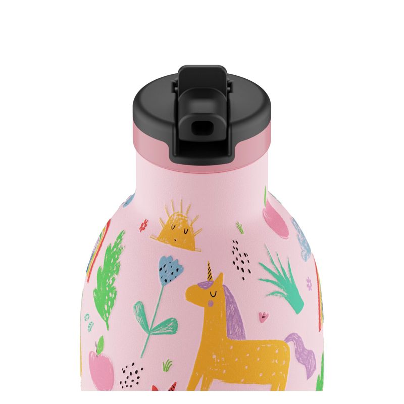 24Bottles Vattenflaska Clima Bottle Rosa mönstrad 2
