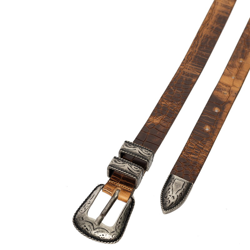 RE:DESIGNED Bælte Franceska Cognac 95 Cm 3