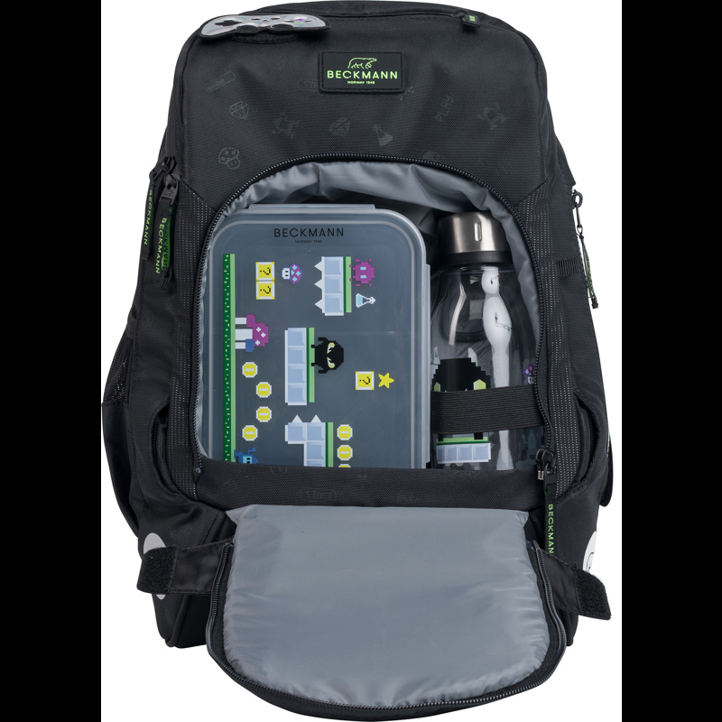 Beckmann Skolväskeset Active Air Pixel Svart/Svart 6