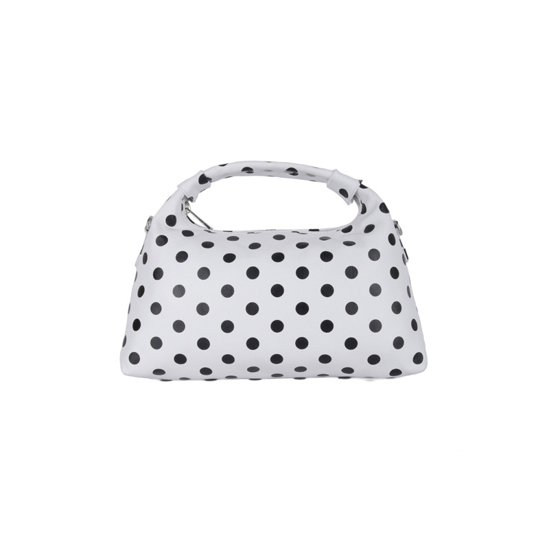 Núnoo Håndtaske Dandy Polka Sort/prikker 1