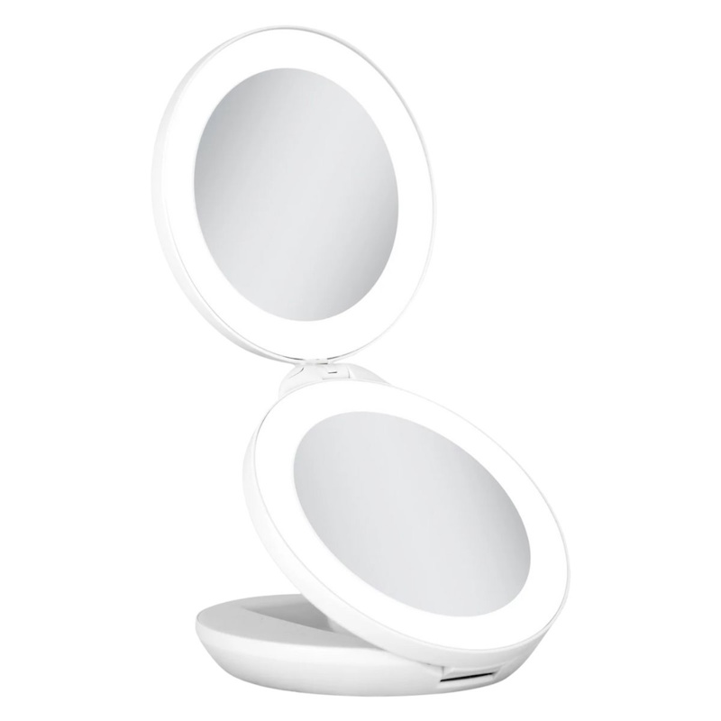 UNIQ Rejsespejl dobbelt x2 LED Hvid 1