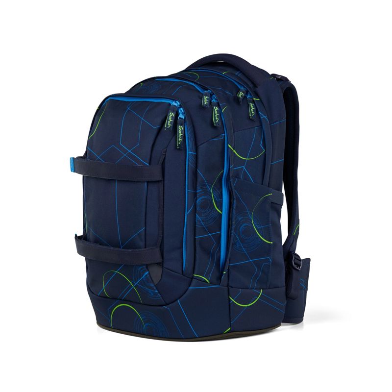 Satch Skolväska Pack Blue Tech Blå/Grön 7