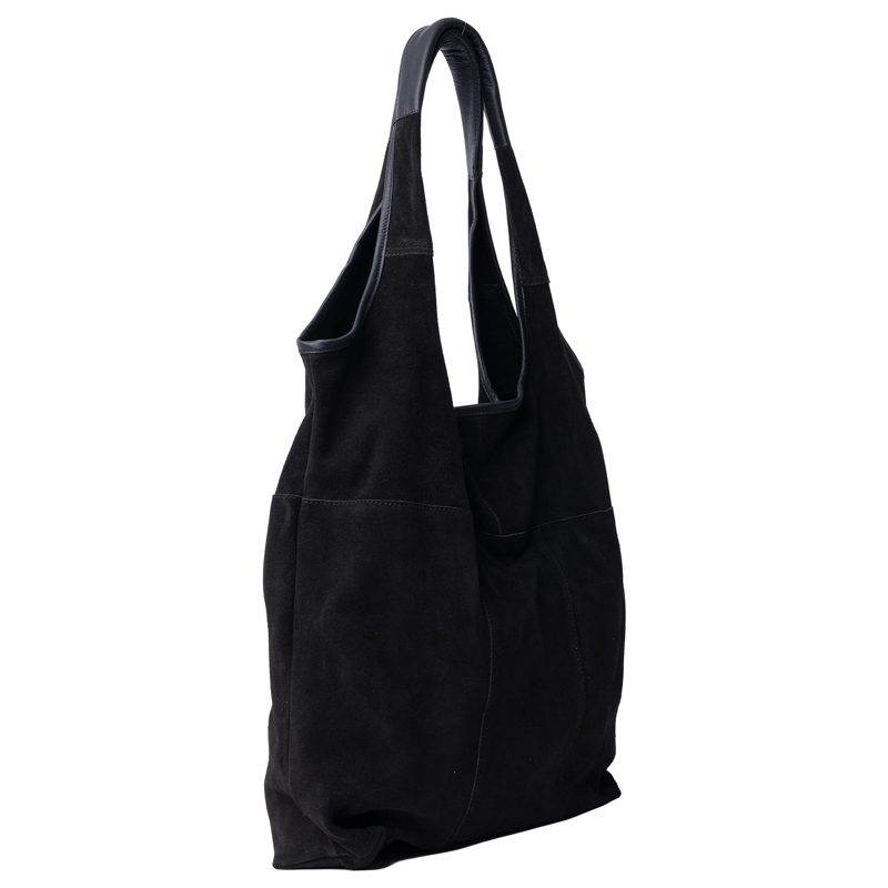 RE:DESIGNED Shopper Lyra Suede Sort 3