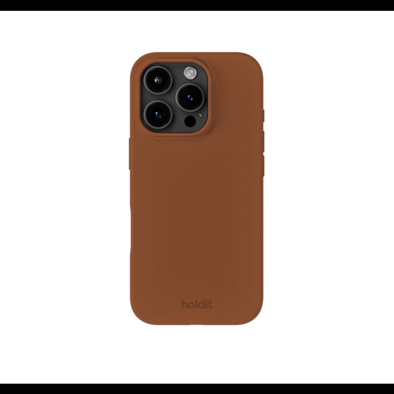 Holdit Mobilcover Almond Brown Brun Iphone 16 Pro 1
