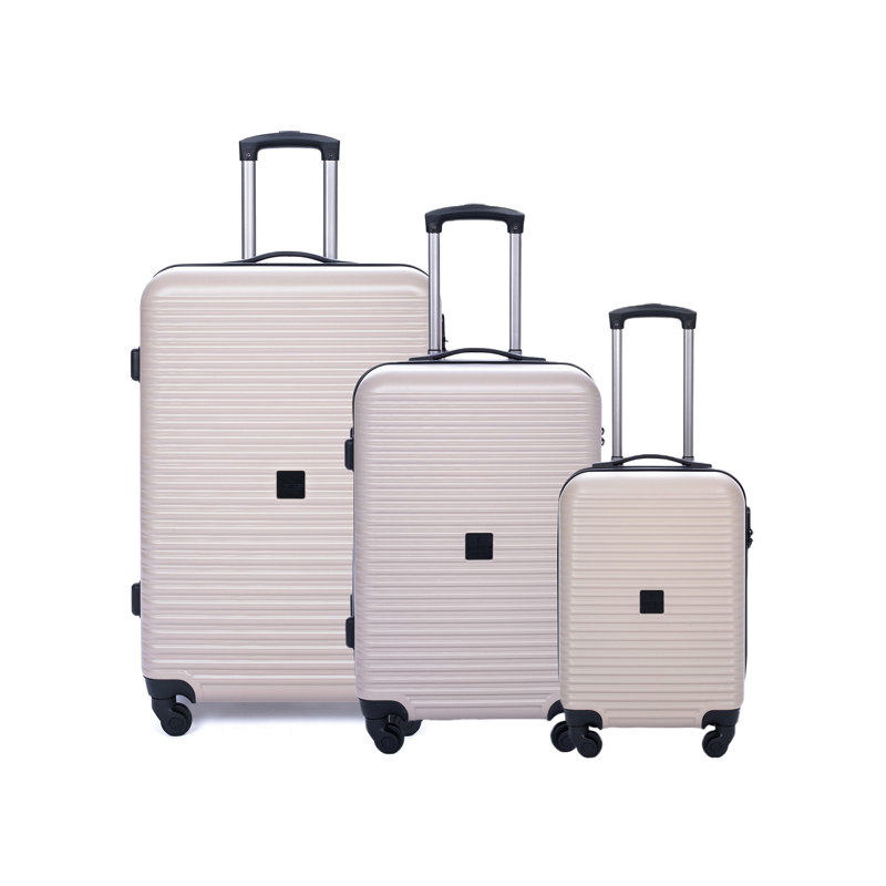 Aries Travel Kuffertsæt Miami Beige 3 stk. 1