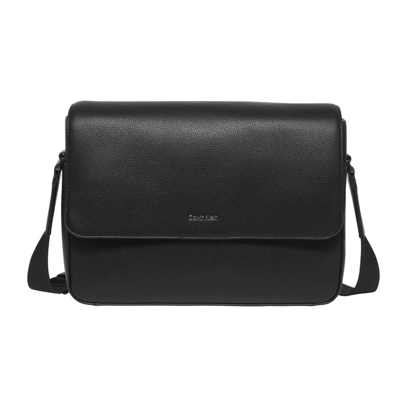 Calvin Klein Crossover Flap Messenger Svart 13" 1
