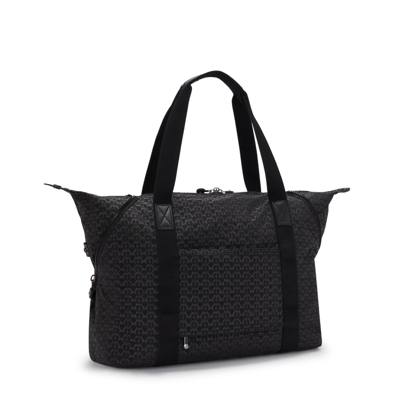 Kipling Shopper Tote Svart med mönster 2