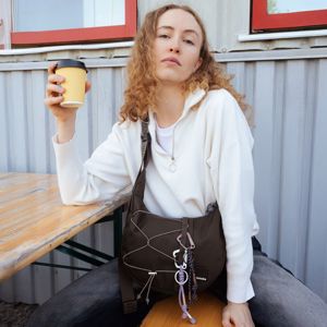 Kintobe Crossbody Haze Mocca Brun alt image