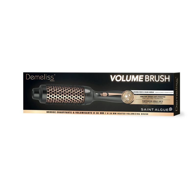Demeliss Varmebørste Volume Brush Guld/sort 4