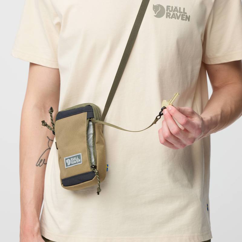 Fjällräven Skuldertaske Vardag Pocket S Grøn/grå 6
