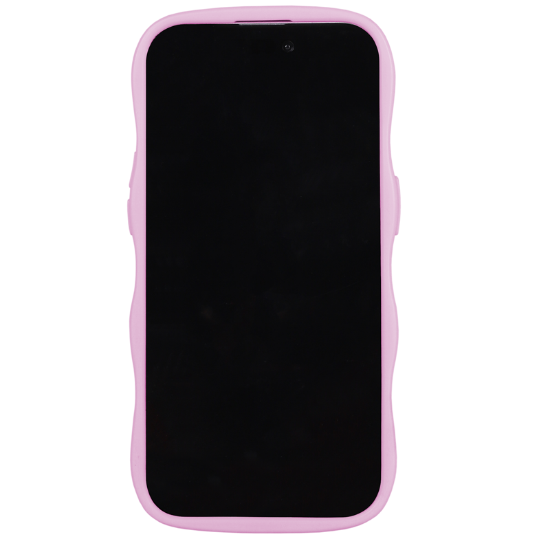 Holdit Mobilfodral Wavy Transparent Lila Iphone 15 Pro 4