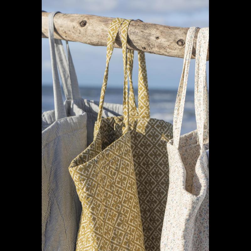 Ib Laursen Shopper Quiltet Blå/hvid 2