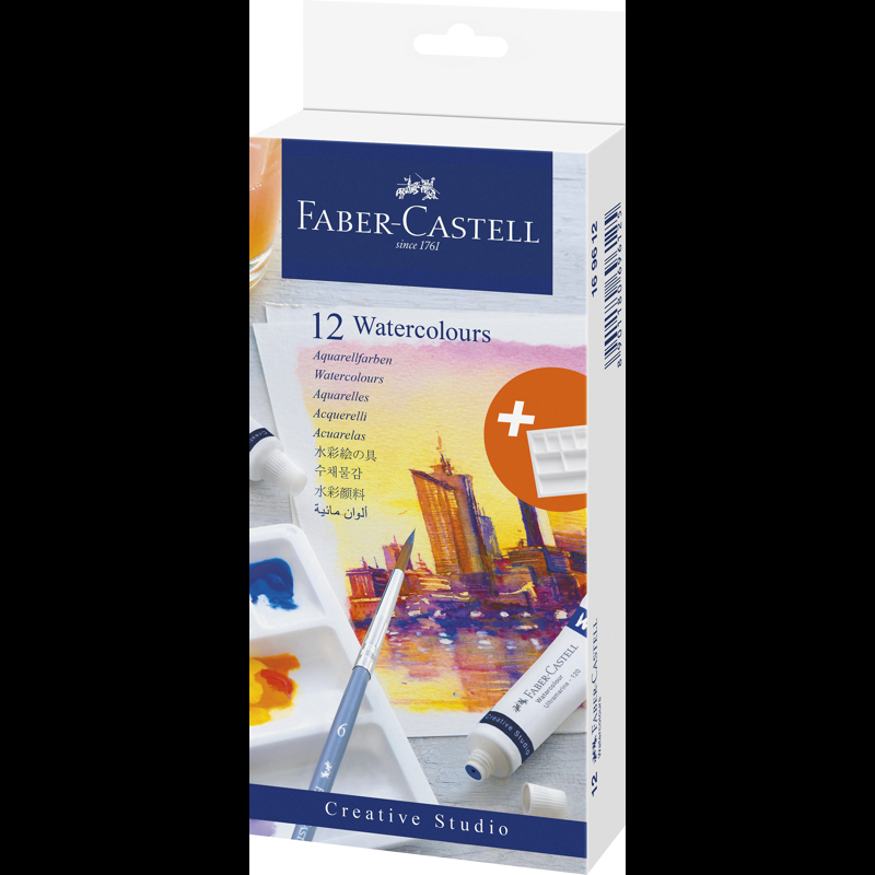 Faber-Castell Vandfarver i Tube 12 stk Multi 1