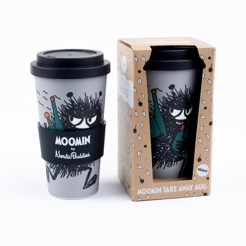 Nordic Buddies Takeaway krus Stinky Grå 4